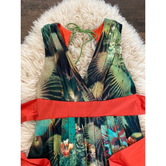 Anthropologie Eva Franco Oroya Cactus Dress Sz 2 - Picture 4 of 9